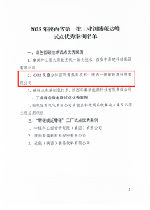 喜讯！一德获选 2025 年陕西省第一批工业领域碳达...